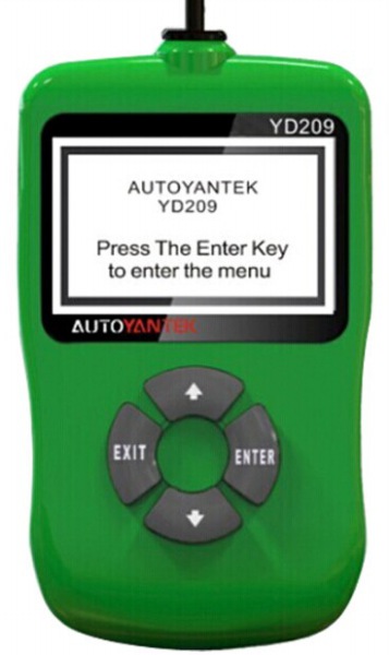 YD209 DIY Auto OBDII Code Scanner Display