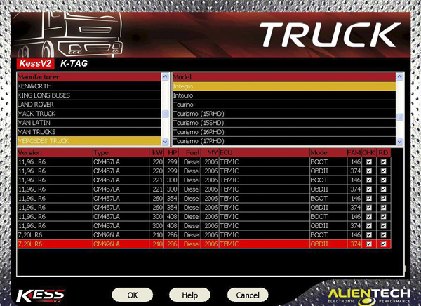 V4.024 Truck Version KESS V2 Display 2