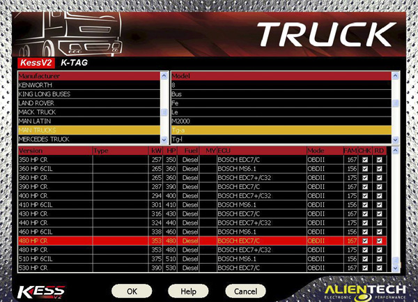 V4.024 Truck Version KESS V2 Display 3