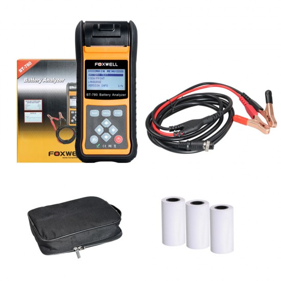 Foxwell BT-780 Battery Analyzer with Built-in Thermal Printer