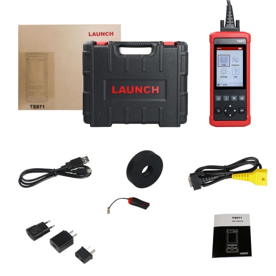 LAUNCH TS971 TPMS Bluetooth Activation Tool Wireless Car Tire Pressure Sensor Monitoring 433Mhz/315M