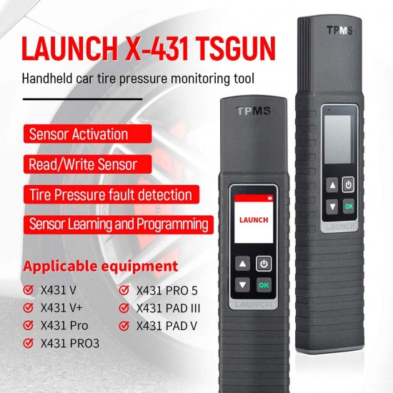 Launch X-431 TSGUN TPMS Tire Pressure Detector Handheld Terminator X431 TSGUN Sensor Activator