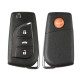 5pcs XN008 XHORSE Toyota Style Wireless Universal Remote Key 3 Buttons