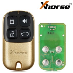 XHORSE XKXH02EN Universal Remote Key 4 Buttons Golden Style English Version