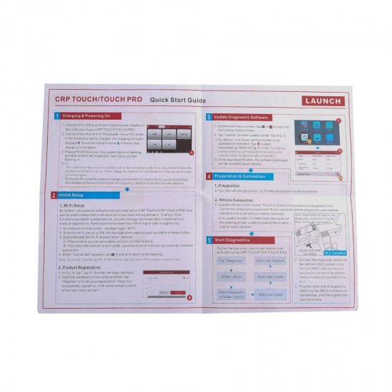 Launch Creader CRP Touch Pro Diagnostic Service Reset Tool