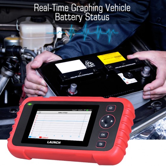 LAUNCH CRP123X OBD2 Code Reader for Engine Transmission ABS SRS Diagnostics with AutoVIN Service Fre