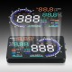 5.5 Large Screen Car HUD Head Up Display With OBD2 Interface Plug & Play A8
