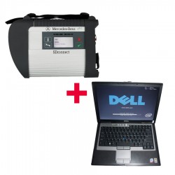 V2012.11 MB SD Connect Compact 4 Star Diagnosis with DELL D630 Laptop 4GB Memory Support Offline Pro