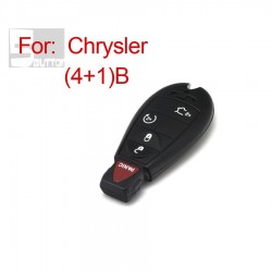 Smart Key Shell 4+1 Button for Chrysler