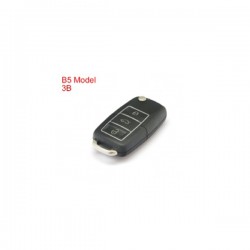 Remote Key Shell 3 Buttons With Waterproof(Black) for Volkswagen B5 Type 5pcs/lot