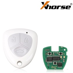 Xhorse XNFE01EN Wireless Remote Key Ferrari Flip 3 Buttons with Keyblank White English Version 5pcs/