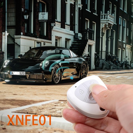 Xhorse XNFE01EN Wireless Remote Key Ferrari Flip 3 Buttons with Keyblank White English Version 5pcs/