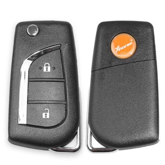 XHORSE XKTO01EN Universal Remote Key for Toyota 2 Buttons for VVDI Key Tool and VVDI2 5pcs/lot