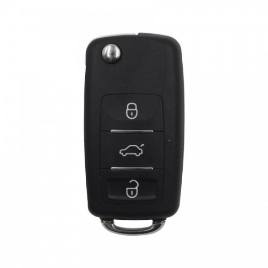 Xhorse XNB510EN Wireless Remote Key VW B5 3 Buttons Folding English Version 5pcs/lot