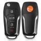 Xhorse XKFO01EN Wire Remote Key Ford Condor Flip 4 Buttons English Version