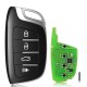 Xhorse XSCS00EN Smart Remote Key 4 Buttons Colorful Crystal Style Proximity 10pcs/lot