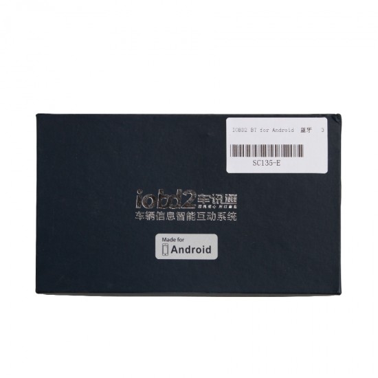New Arrival Bluetooth iOBD2 OBDII EOBD Diagnostic Tool For Android