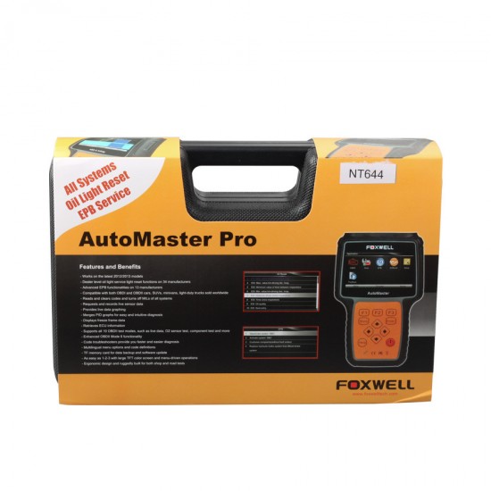 Foxwell NT644 All Makes Full Systems+ EPB+ Oil Service Scanner