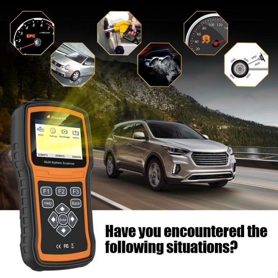 Foxwell NT530 Multi-System Scanner with 1 Free Car Make
