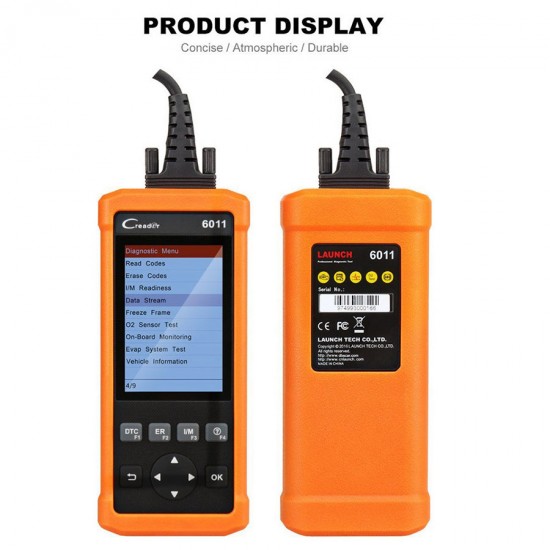 Launch CReader 6011 OBD2 with ABS and SRS System Diagnostic Functions