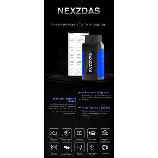 Humzor NexzDAS ND306 Lite Full System Diagnostic Tool With Special Functions