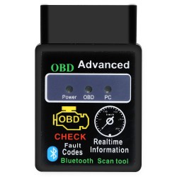 V2.1 Mini Bluetooth ELM327 OBD HH OBDII Car Diagnostic Scanner Works on Android/Symbian/Windows