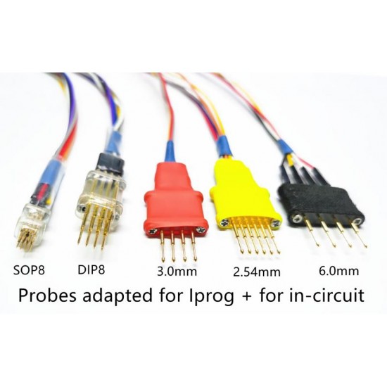 V85 Iprog+ Pro Programmer with Probes Adapters for in-circuit ECU Free Shipping