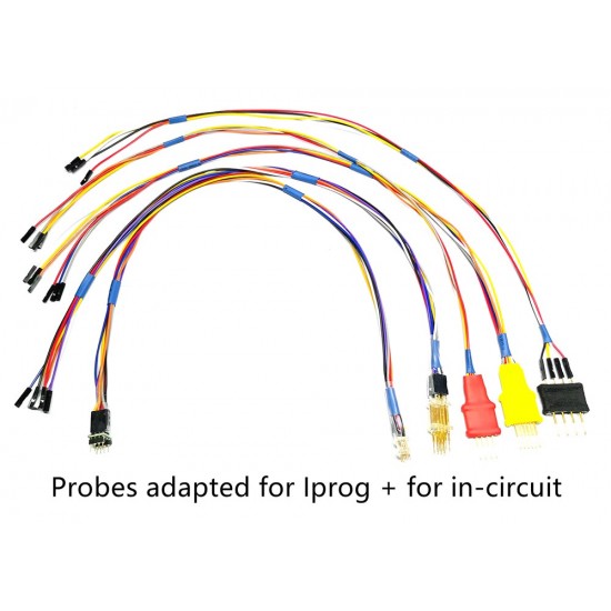 V85 Iprog+ Pro Programmer with Probes Adapters for in-circuit ECU Free Shipping