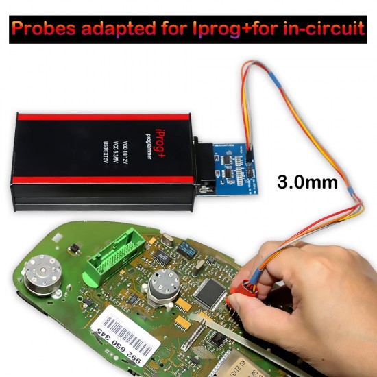Probes Adapters for in-circuit ECU Work with Iprog+ and Xprog