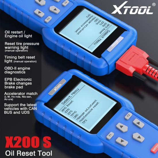 XTOOL Oil Reset Tool X-200S X200S Free Shipping by DHL