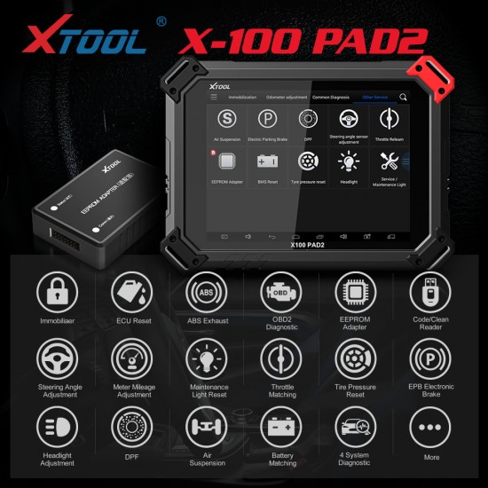XTOOL X100 PAD 2 Special Functions Expert