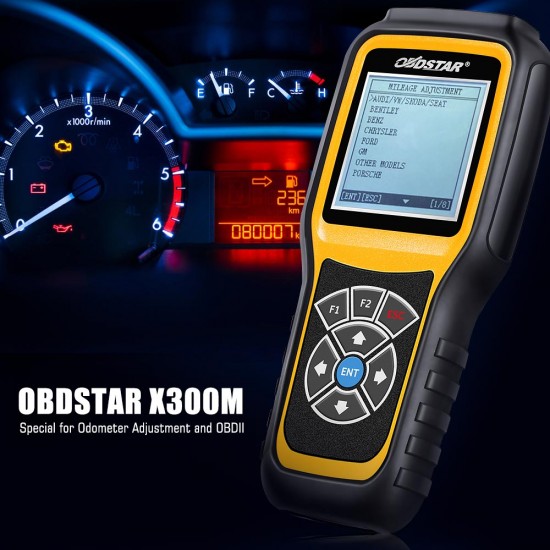 OBDSTAR X300M Odometer Adjustment Support Benz MQB VAG KM Function