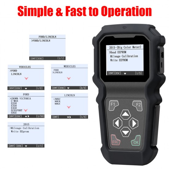 GODIAG M201 Ford Hand-held OBDII Odometer Adjustment Professional Tool