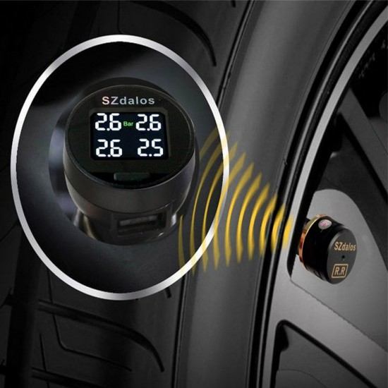 SZDALOS TP200 Wireless TPMS Tire Pressure Monitor System