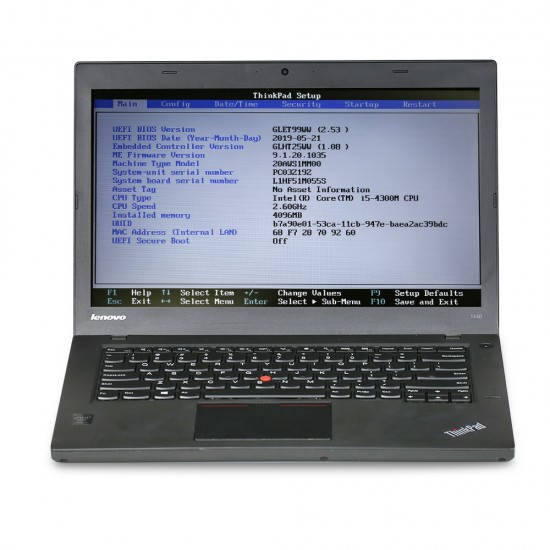 Lenovo T440 Laptop I5 CPU 8GB Memory WIFI 2.60GHZ Second Hand