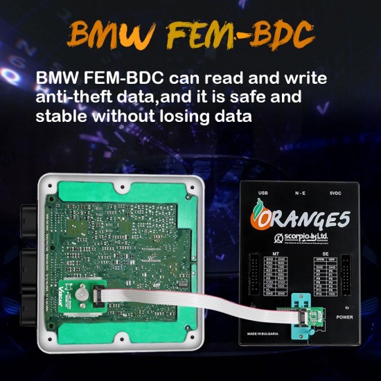 VXSCAN 8Pin Adapter BMW FEM-BDC 95128/95256 Chip Anti-theft Data Reading Adapter