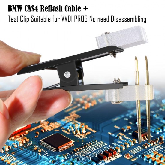BMW CAS4 Data Reading Socket + Clip + Wire Suitable for VVDI PROG No need Disassembling