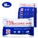 75% Alcohol Wipes Effectively Eliminate Living Virus and Bacteria Sterilization Rate 99.99%