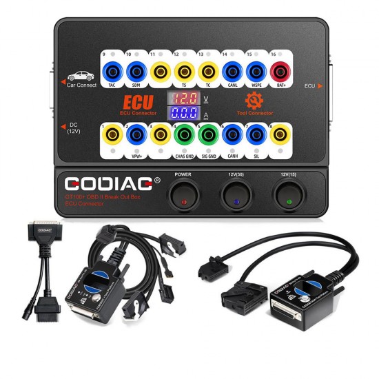 GODIAG GT100+ GT100 Pro Breakout Box ECU Tool with BMW CAS4 CAS4+ and FEM BDC Test Platform