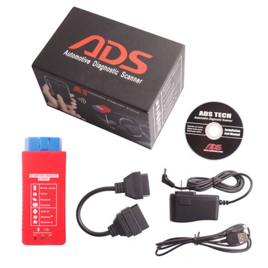 New ADS A1 Bluetooth OBDII Scanner Works on Android System