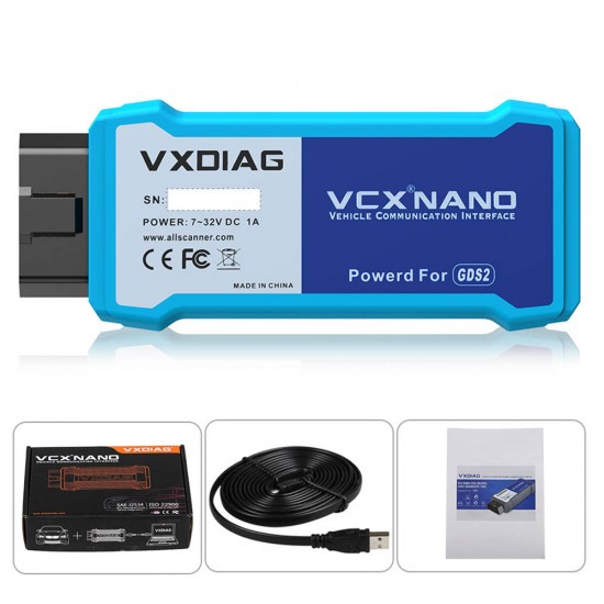 Wifi Vxdiag VCX Nano for GM/Opel Multiple V2020.7 GDS2 and Tech2Win