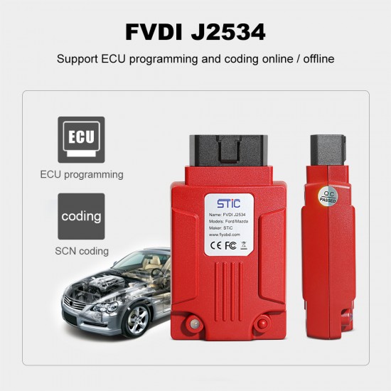 SVCI J2534 Diagnostic Tool for Ford & Mazda IDS V120 Support Online Module Programming