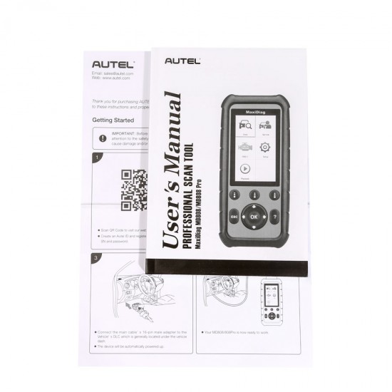 Autel MaxiDiag MD808 Diagnostic Scan Tool for Basic Four Systems