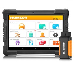 Humzor NexzDAS Pro 10inch Tablet Full System Bluetooth Scanner with IMMO/ABS/EPB/SAS/DPF/Oil Reset