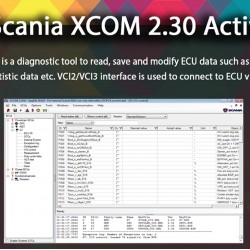 SCANIA XCOM 2.30 DEVELOPER Software