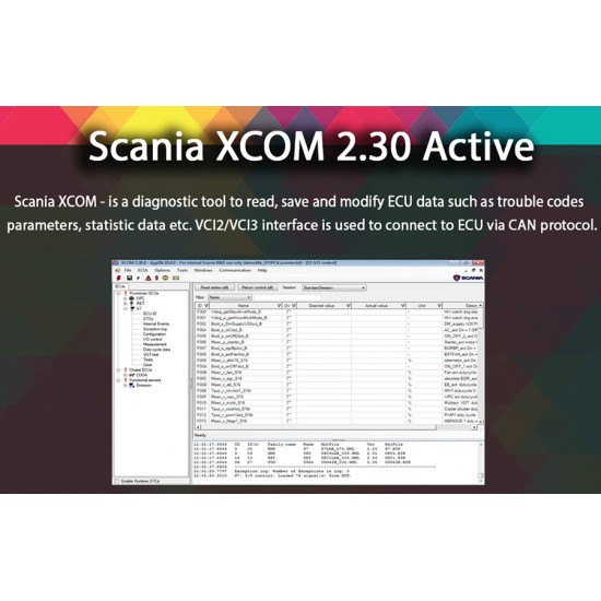 SCANIA XCOM 2.30 DEVELOPER Software