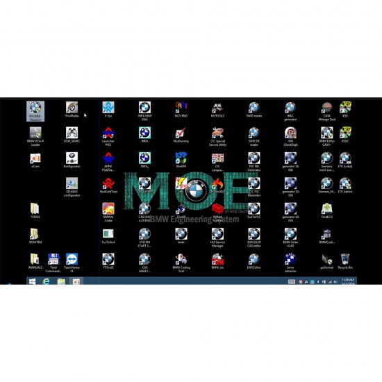 MOE BMW Engineering System All Software Original Use of BMW in 500GB HDD including One Time Free Act