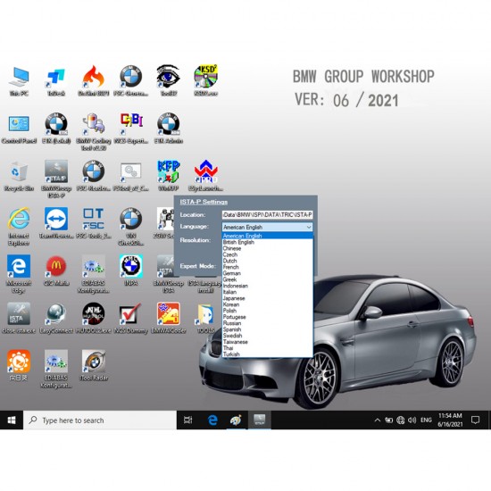 V2021.9 BMW ICOM Software SSD Win10 System ISTA-D 4.30.10 ISTA-P: 3.68.0.0008