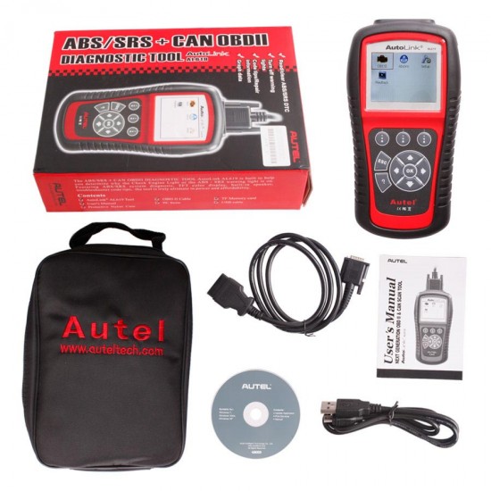 Original Autel AutoLink AL619 OBDII ABS And SRS Scan Tool
