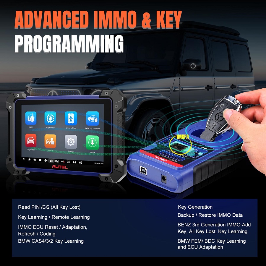2023-Autel-MaxiIM-IM608-II-IM608-PRO-II-Automotive-All-In-One-Key-Programming-Tool-No-IP-Limitation-Get-2pcs-Smart-Key-Watch-SK395